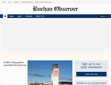 Tablet Screenshot of buchanobserver.co.uk